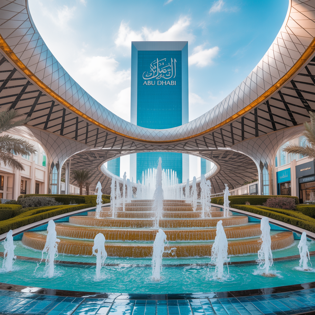 مشروع مجمع تسوق في أبوظبي