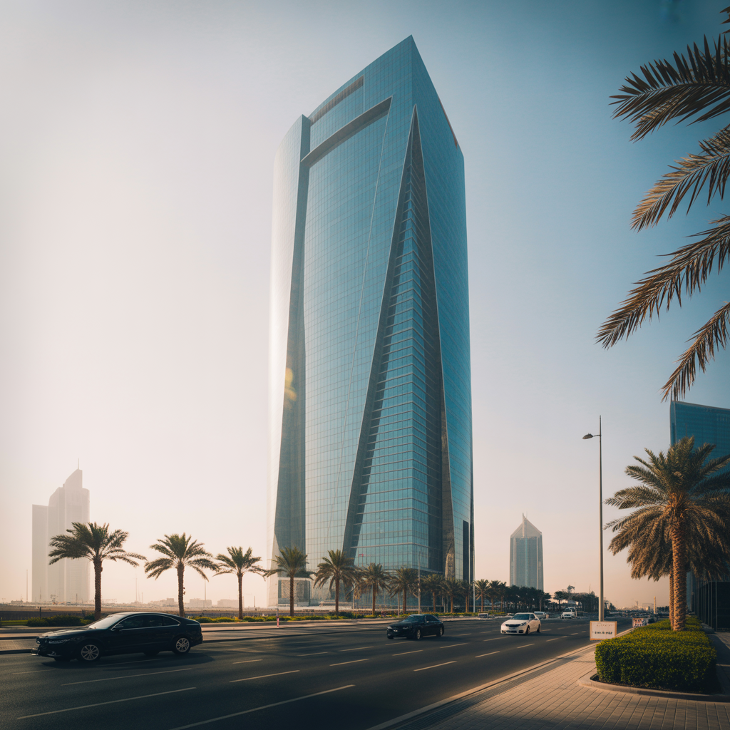 برج تجاري في أبوظبي